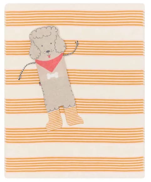 Kinder Kuscheldecke Hund Decke in Puppe Geschenkidee