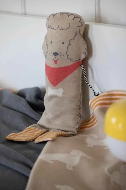 Kinder Kuscheldecke Hund Decke in Puppe Geschenkidee