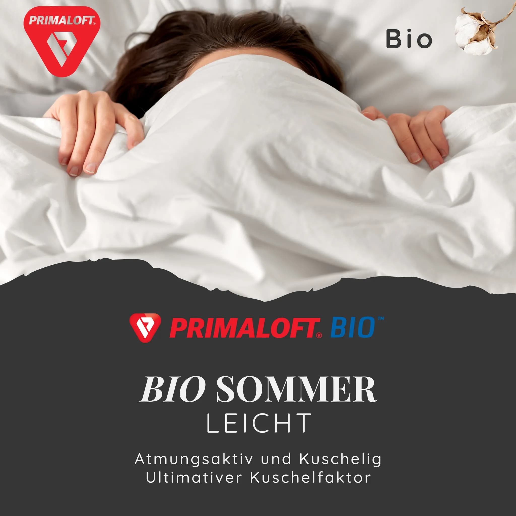 SOMMER Bettdecken Primaloft® Bio Faser Made in Germany