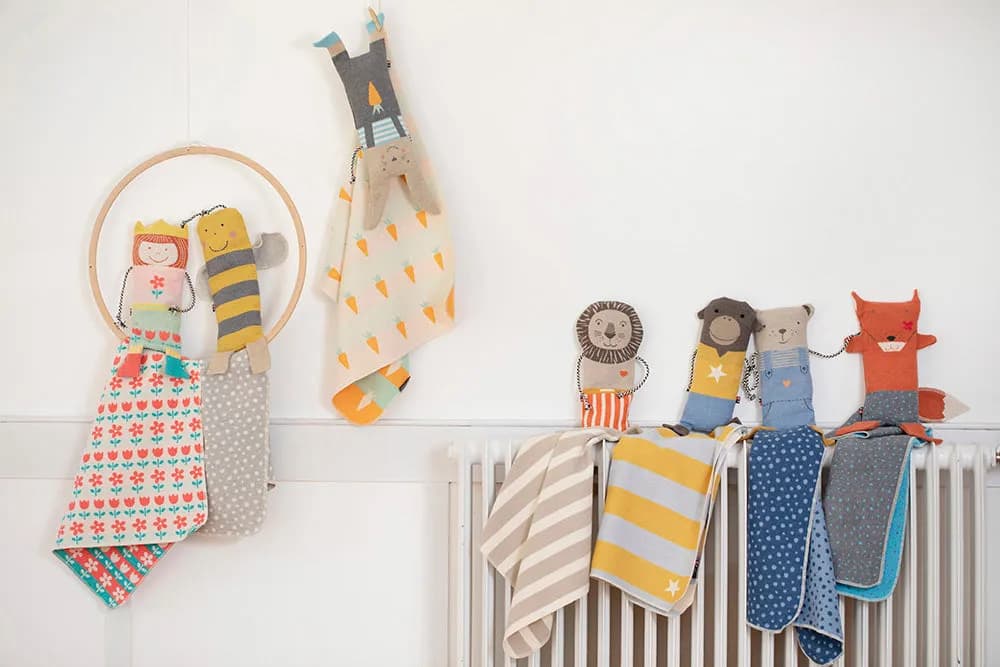Kinder Kuscheldecke Affe Decke in Puppe Geschenkidee