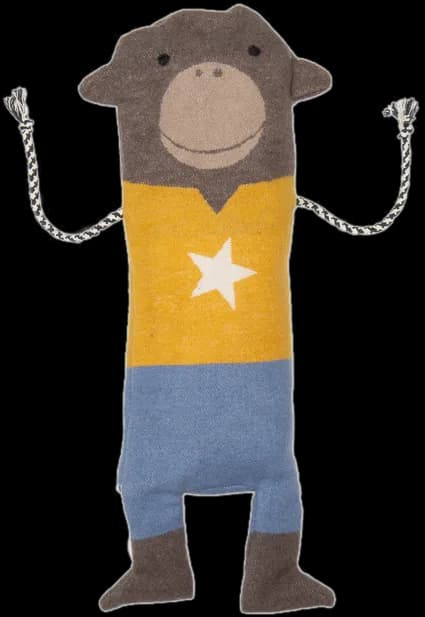 Kinder Kuscheldecke Affe Decke in Puppe Geschenkidee