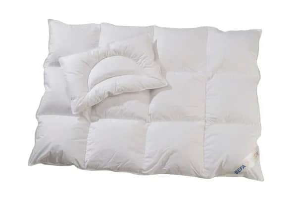 Baby Ganzjahres Bettdecke 100x135 cm Weiß
